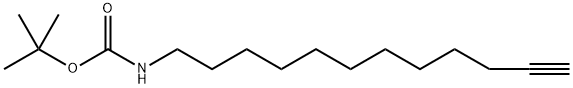 十二-11-炔-1-基氨基甲酸叔丁酯, 2707533-39-7, 结构式