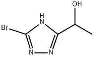 1-(5-溴-4H-1,2,4-三唑-3-基)乙醇, 2707680-30-4, 结构式
