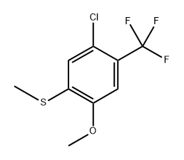 (5-chloro-2-methoxy-4-(trifluoromethyl)phenyl)(methyl)sulfane|