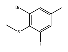 2707848-60-8 (2-Bromo-6-iodo-4-methylphenyl)(methyl)sulfane