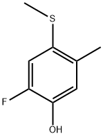 2-fluoro-5-methyl-4-(methylthio)phenol Structure