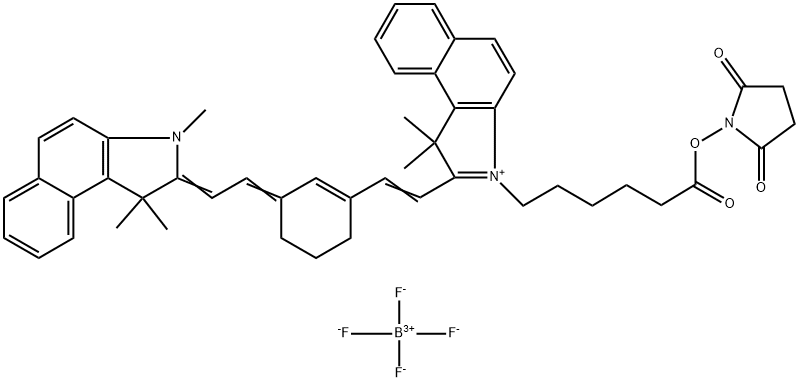 CYANINE7.5 NHS酯,2708152-94-5,结构式