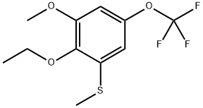 2708192-56-5 (2-ethoxy-3-methoxy-5-(trifluoromethoxy)phenyl)(methyl)sulfane