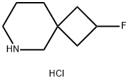 2-Fluoro-6-azaspiro[3.5]nonane hydrochloride Structure