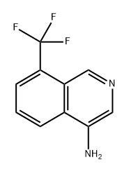 8-(trifluoromethyl)isoquinolin-4-amine Structure
