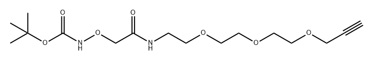 Boc-aminooxy-amide-PEG3-propargyl|叔丁酯-氨氧基-酰胺-三聚乙二醇-炔