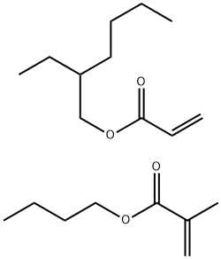 Polymer of butyl methacrylate with 2-ethylhexyl acrylate Structure