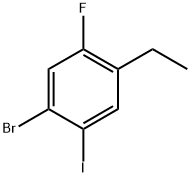 1-bromo-4-ethyl-5-fluoro-2-iodobenzene Structure