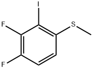 (3,4-Difluoro-2-iodophenyl)(methyl)sulfane Structure