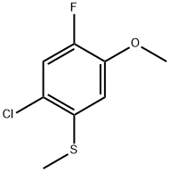 (2-chloro-4-fluoro-5-methoxyphenyl)(methyl)sulfane 结构式