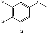 (3-Bromo-4,5-dichlorophenyl)(methyl)sulfane Structure