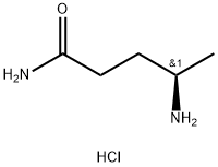 Pentanamide, 4-amino-, hydrochloride (1:1), (4R)- Struktur