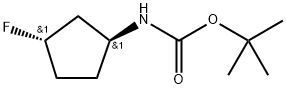 CARBAMIC ACID,N-[(1S,3S)-3-FLUOROCYCLOPENTYL]-,1,1-DIMETHYLETHYL ESTER,2712581-96-7,结构式