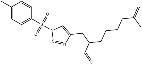 α-(5-Methyl-5-hexen-1-yl)-1-[(4-methylphenyl)sulfonyl]-1H-1,2,3-triazole-4-propanal Structure