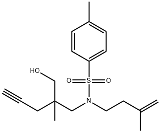 2712606-78-3 N-[2-(Hydroxymethyl)-2-methyl-4-pentyn-1-yl]-4-methyl-N-(3-methyl-3-buten-1-yl)benzenesulfonamide