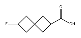 6-Fluorospiro[3.3]heptane-2-carboxylic acid Structure