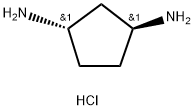 (1S,3S)-CYCLOPENTANE-1,3-DIAMINE;DIHYDROCHLORIDE,2725774-24-1,结构式