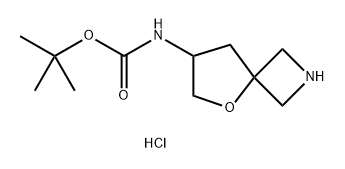 5-氧杂-2-氮杂螺[3.4]辛烷-7-基氨基甲酸叔丁酯盐酸盐,2725790-80-5,结构式