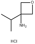3-Oxetanamine, 3-(1-methylethyl)-, hydrochloride (1:1) Structure