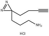 3-(3-丁炔-1-基)-3H-二氮杂嘧啶-3-丙胺盐酸盐(1:1), 2731010-01-6, 结构式