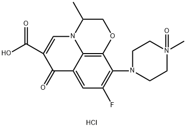 氧氟沙星EP杂质F盐酸盐 结构式