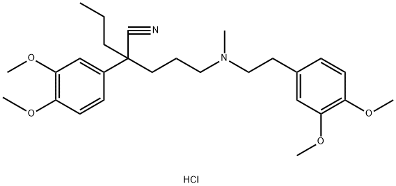 Verapamil Hydrochloride Impurity O as Hydrochloride Struktur