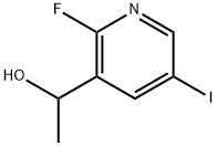 2-Fluoro-5-iodo-α-methyl-3-pyridinemethanol Structure