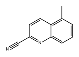 5-methylquinoline-2-carbonitrile 化学構造式