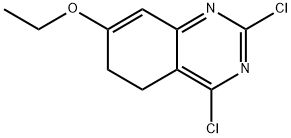2,4-二氯-7-乙氧基-5,6-二氢喹唑啉 结构式