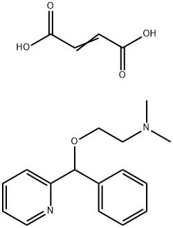 Carbinoxamine Related Compound C as Fumarate Struktur