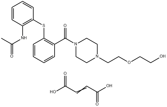 富马酸喹硫平EP杂质K富马酸盐, 2734483-49-7, 结构式