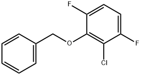 2-(Benzyloxy)-3-chloro-1,4-difluorobenzene,2734772-46-2,结构式