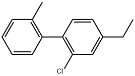 2-Chloro-4-ethyl-2'-methyl-1,1'-biphenyl Structure