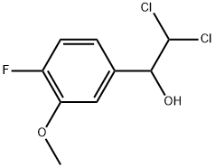2,2-Dichloro-1-(4-fluoro-3-methoxyphenyl)ethanol,2734773-41-0,结构式