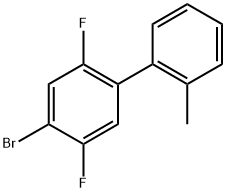 4-Bromo-2,5-difluoro-2'-methyl-1,1'-biphenyl Structure