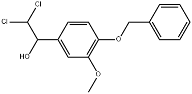 1-(4-(Benzyloxy)-3-methoxyphenyl)-2,2-dichloroethanol,2734774-25-3,结构式