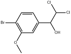 1-(4-Bromo-3-methoxyphenyl)-2,2-dichloroethanol,2734774-73-1,结构式