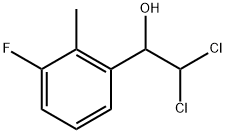 2,2-Dichloro-1-(3-fluoro-2-methylphenyl)ethanol 结构式