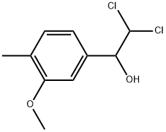 2,2-Dichloro-1-(3-methoxy-4-methylphenyl)ethanol Struktur