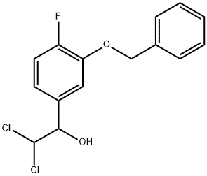 1-(3-(Benzyloxy)-4-fluorophenyl)-2,2-dichloroethanol|