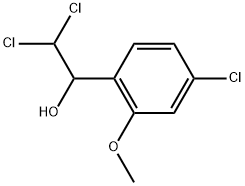 2,2-Dichloro-1-(4-chloro-2-methoxyphenyl)ethanol,2734777-94-5,结构式