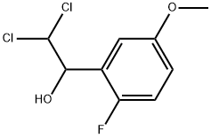 2,2-Dichloro-1-(2-fluoro-5-methoxyphenyl)ethanol Structure