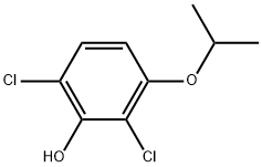 2,6-Dichloro-3-isopropoxyphenol 化学構造式