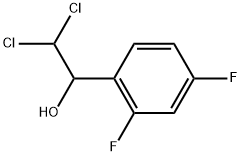 2,2-Dichloro-1-(2,4-difluorophenyl)ethanol Struktur