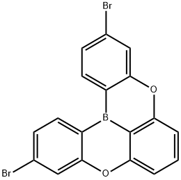 3,11-dibromo-5,9-dioxa-13b-boranaphtho[3,2,1-de]anthracene Structure