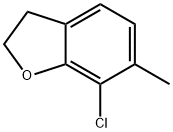 7-chloro-6-methyl-2,3-dihydrobenzofuran,2736369-99-4,结构式