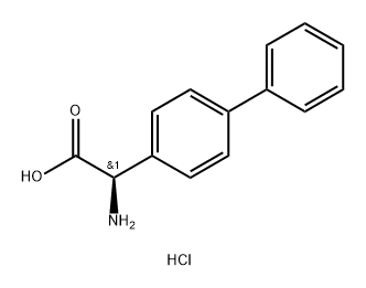 (R)-2-([1,1'-biphenyl]-4-yl)-2-aminoacetic acid hydrochloride Structure