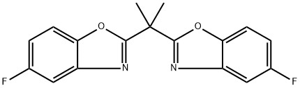 2,2'-(propane-2,2-diyl)bis(5-fluorobenzo[d]oxazole) Struktur