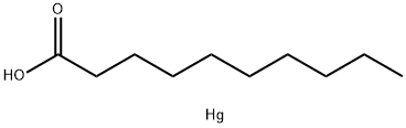 Decanoic acid, mercury(2+) salt (2:1) Struktur