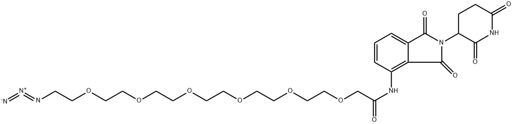 2739797-32-9 Acetamide, 2-[(17-azido-3,6,9,12,15-pentaoxaheptadec-1-yl)oxy]-N-[2-(2,6-dioxo-3-piperidinyl)-2,3-dihydro-1,3-dioxo-1H-isoindol-4-yl]-